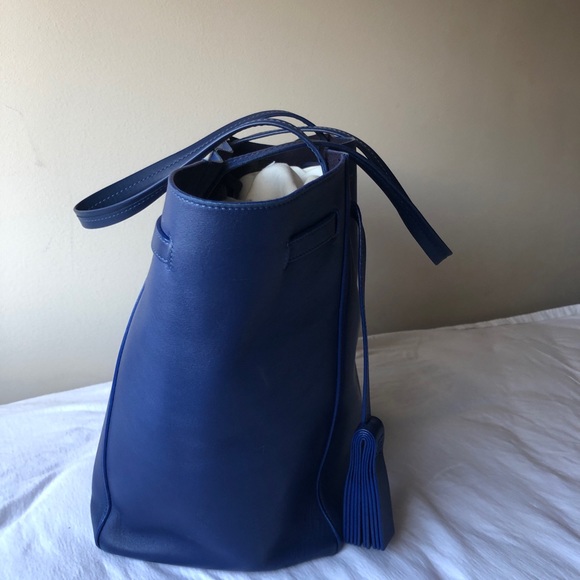 Authentic Celine Small Cabas Calfskin Tassel Tote - Picture 5 of 8